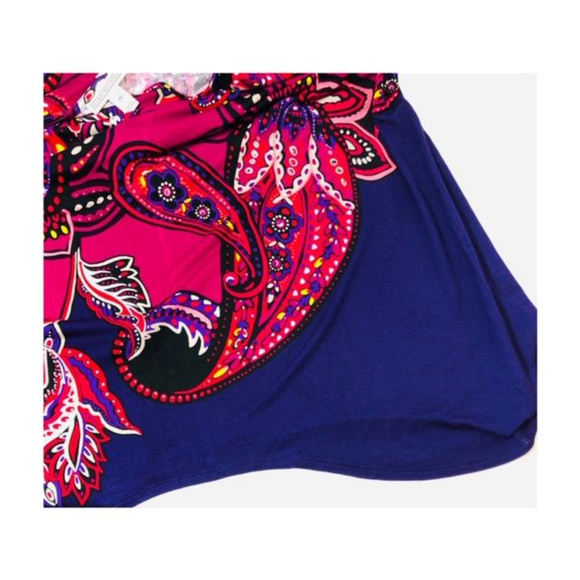 Women's Dana Buchman Paisley Pink Puple Tunic XXL - Picture 7 of 8